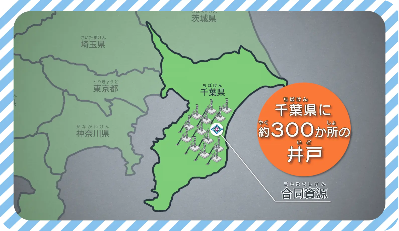 千葉県に約300箇所の井戸